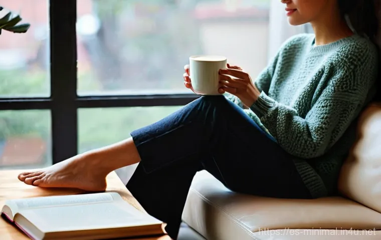 미니멀라이프 카페인 줄이기 - **Prompt 1: Serene Morning Ritual with Herbal Tea**
    "A young adult, with diverse ethnicity, full...