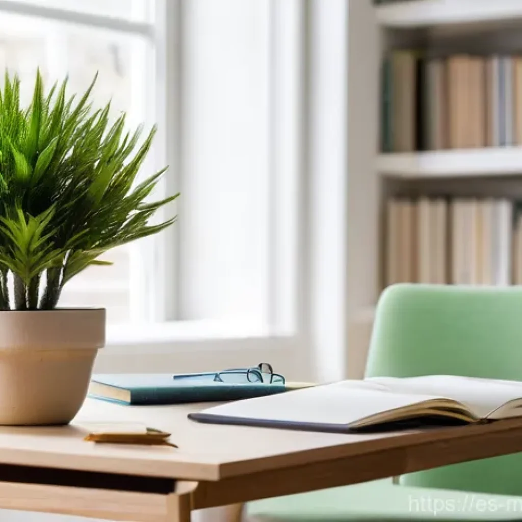 미니멀라이프 라이프 해킹 - **Prompt: Minimalist Home Office for Focus and Serenity**
    A bright, clean, and minimalist home o...