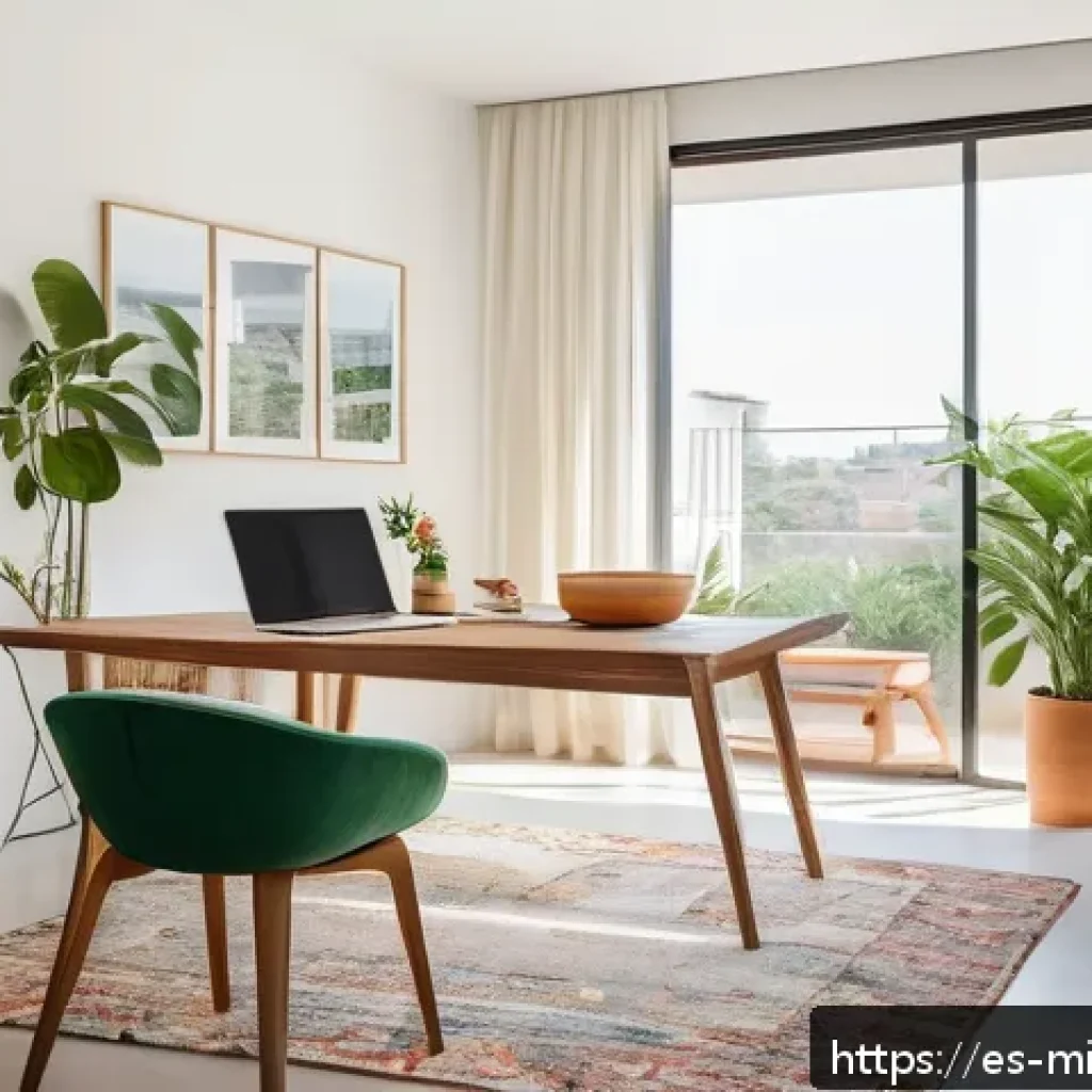 미니멀라이프 피지컬 미니멀리즘 - A bright, minimalist living room in a modern Mexican apartment, featuring multifunctional furniture ...
